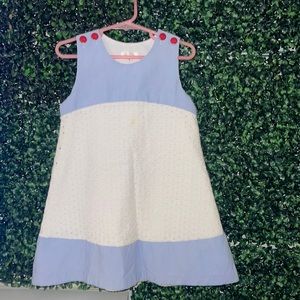 Blue chambray dress